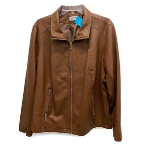 Kenneth Cole Faux Leather Jacket